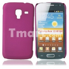 husa protectie mesh roz Samsung Galaxy Ace Plus s7500 silicon rigid antiradiatii + folie protectie ecran foto