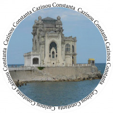 Insigne &amp;quot;Cazinou - Constanta&amp;quot; -- 44mm sau 56mm -- (PERSONALIZATE) foto