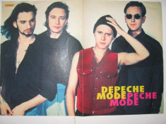 Afis / Poster DEPECHE MODE - Revista Popcorn foto