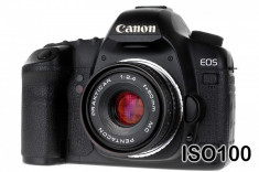 Pentacon Prakticar MC 50mm F2.4 pentru Canon EOS foto