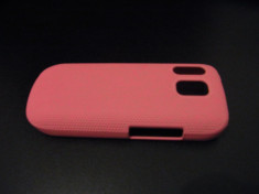 husa protectie mesh roz Nokia Asha 202 203 silicon rigid antiradiatii + folie protectie ecran foto