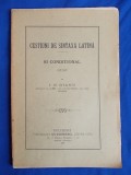 Cumpara ieftin I.N. DIANU - CESTIUNI DE SINTAXA LATINA SI CONDITIONAL-STUDIU , BUCURESCI ,1901*