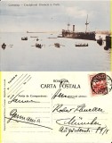 Constanta- Crucisatorul Elisabeta in port- tema militara, razboi, vapoare - rara