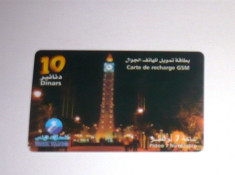 Cartela telefonica Pesaj nocturn - TUNISIA - 2+1 gratis toate licitatiile - CHA32 foto