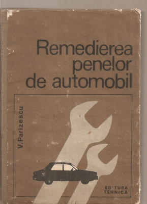 (C3755) REMEDIEREA PENELOR DE AUTOMOBIL DE V. PARIZESCU, EDITURA TEHNICA, 1970 foto