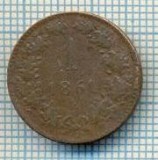 97 MONEDA VECHE - AUSTRIA - 1 KREUZER - anul 1861 (pare a fi litera B ?) -starea care se vede