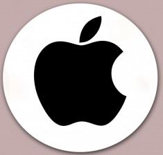 Insigne &amp;quot;Apple - Negru&amp;quot; -- 44mm sau 56mm -- (PERSONALIZATE) foto