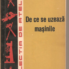 (C3737) DE CE SE UZEAZA MASINILE DE M. R. MUSTAFA, EDITURA TEHNICA, 1962