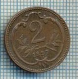 95 MONEDA VECHE - AUSTRIA - 2 HELLER - anul 1897 -starea care se vede