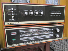 Vand amplificator (final tranzistoare Germaniu) si radio super Vintage SENATOR Hi-Fi V472 si T471 foto
