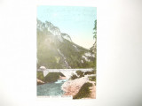 Carte postala Herkulesfurdo Vizeses Wasserfall 1914, Circulata, Printata