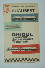 Ghidul traseelor de transport in comun, Intreprinderea de Transport Bucuresti foto