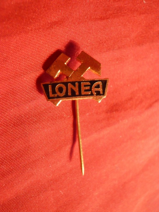 Insigna veche LONEA - Ind.Miniera
