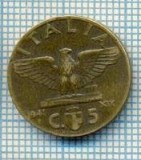 117 MONEDA VECHE - ITALIA - 5 CENTESIMI - anul 1941 -perioada fascista -starea care se vede