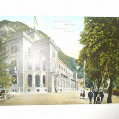 Carte postala Herkulesfurdo Rezso udvar Herkulesbad Rudolfshof 1910