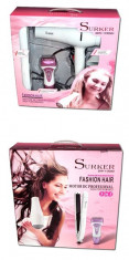 Set Cadou Surker 3 in 1 (epilator,uscator de par si placa de par) foto