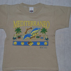 Tricou bej Mediteraneo