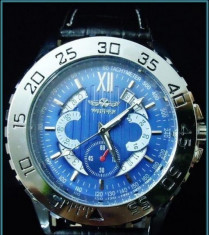 Ceas WINNER TACHYMETER U8093 BLUE EDITION-FULL AUTOMATIC-JAPONEZ-GARANTIE-MODEL 2014-LIVRARE GRATUITA-PRET IMPORTATOR- foto