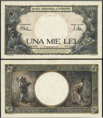 1000 LEI 1941 UNC foto