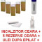 APARAT DE INCALZIT CU CEARA KIT EPILARE SET EPILAT INCALZITOR