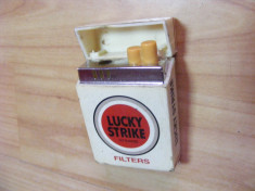 BRICHETA DE COLECTIE,BRICHETA PACHET DE TIGARI LUCKY STRIKE ,LUCKIERS,perfect functionala foto