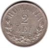 * Moneda 2 lei 1873, Argint