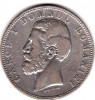 * Moneda 5 lei 1880 - Kullrich sub efigie, Argint