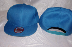 Sapca New Era snapback bleu hip hop skate sk8 -50% foto