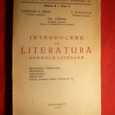 N.Cretu ,C.Fierascu ,G.Cardas - Introducere in Literatura -1940