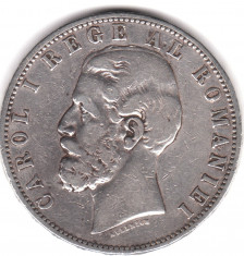 * Moneda 5 lei 1883 foto