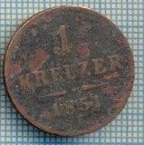 123 MONEDA VECHE - AUSTRIA - 1 KREUZER - anul 1851 E ? -starea care se vede