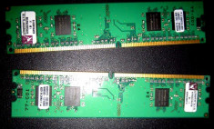 KINGSTON DDR 2 / 512 MB / 2 X 256 MB/ 667 MHZ foto