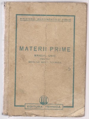 6A(561) MATERII PRIME foto