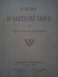 Cumpara ieftin Cours d&#039;aritmetique par une reunion de professeurs 1925