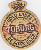 Suport de pahar / Biscuite TUBORG Gold Label foto