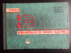 CARTEA BOBINATORULUI DE MASINI ELECTRICE foto