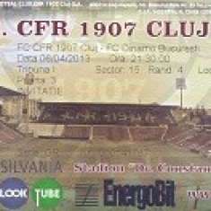 Bilet meci fotbal FC CFR 1907 CLUJ - FC DINAMO BUCURESTI 06.04.2013 neindoite