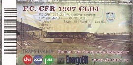 Bilet meci fotbal FC CFR 1907 CLUJ - FC DINAMO BUCURESTI 06.04.2013 neindoite foto