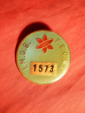 Insigna IMGB - FECNE -Control nuclear, Romania de la 1950