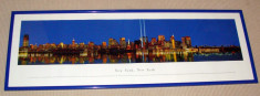 TABLOU / POSTER PANORAMIC 104/36 INRAMAT- &amp;#039; NEW YORK &amp;#039; - Made in U.S.A. foto