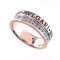 Inel Bvlgari rose Swarovski crystal 18k gp