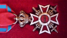 Medalie Coroana Romaniei in grad de Cavaler foto