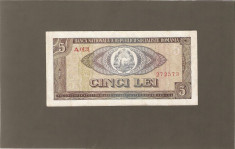 BANCNOTA 5 LEI 1966 VF foto