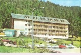 CPI (B2401) POIANA BRASOV. HOTELUL BRADUL, EDITURA MERIDIANE, CIRCULATA 22.11.73, STAMPILE, TIMBRU , MASINA