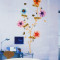 Sticker - autocolant de perete, model Copac flori pictate
