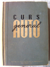 &amp;quot;CURS GENERAL AUTO&amp;quot;, Ing. Trica Ispas / Munteanu Dan / Vesa Ioan, 1961. Manual pentru scolile de maistri foto