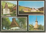 CPI (B2397) ALBAC - BUSTUL LUI HORIA, VADU MOTILOR, LUPSA, VIDRA - BISERICA DE LEMN, EDITURA OSETCM, CIRCULATA 12.7.76, STAMPILE, TIMBRU IMPRIMAT