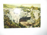 Carte postala Podul de piatra natural de langa Baia de Arama 1911, Circulata, Printata