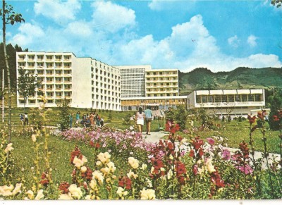 CPI (B2377) SINGEORZ-BAI, HOTELUL U.G.S.R., EDITURA OSETCM, CIRCULATA 22.5.78, STAMPILE, TIMBRU IMPRIMAT foto