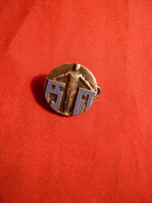 Insigna veche FSGT - Federatia pt. Sport si Gimnastica Muncii